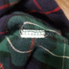 (M) Plaid Long Shirt / Dress Flannel Cozy Casual Cabin Lumberjack Ski Outdoor