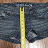 (27W) Guess Jeans Los Angeles Distressed Mini Jean Shorts California Denim Trend