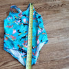 (12) Speedo Youth Girl's One Piece Tropical Print Swimsuit Beach Vacation Pool