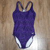 (8) Speedo Patterned One Piece Swimsuit Beach Pool Performance Wear Swimwear