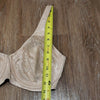 (34DD) BALI Nude Subtle Floral Design Neutral Underwire Padless Comfortable