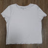 (L) Aéropostale Lightly Ribbed Pastel Baby Tee Lightweight Streetwear Casual