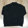 (XL) Joseph A Casual Contemporary Mock Neck Soft Warm Modern Classic Scalloped