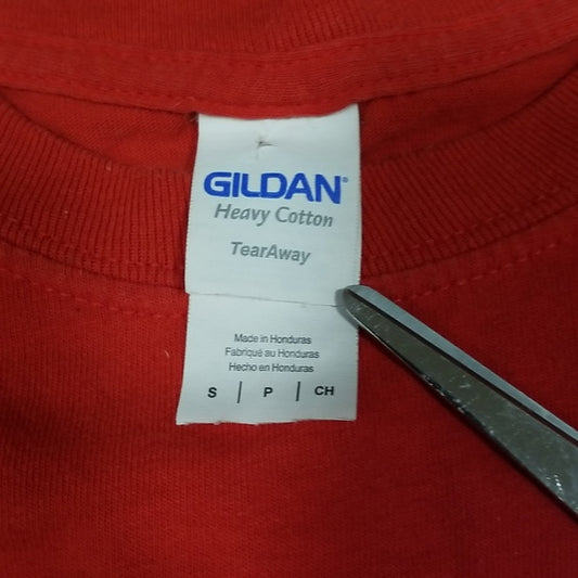 (S) Gildan Heavy Cotton 100% Cotton Workwear Logo Sephora Makeup Employee