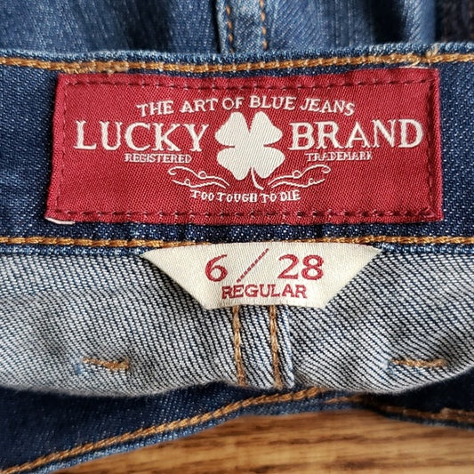 (6/28W) Lucky Brand Regular Sweet'N Straight Jeans Denim Straight Leg Classic