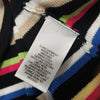 (M) Designers Originals 100% Cotton Striped Rainbow Colorful Knit Casual