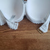 (38D) Victoria's Secret Padded Bikini Top Scalloped Edges Tie Neck Beach Vacay