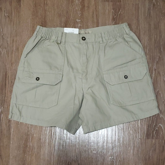 (36 × 6) NWT Windriver Outfitting Co. Khaki 100% Cotton Shorts Cargo