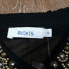 (12) NWT Ricki's Sheer Casual Evening Date Night Embellished Beaded Collar
