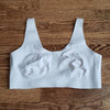 (M+) knix LuxeLift Pullover Bra Comfort Wireless Padless Casual Neutral White