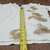 (M) Talbots Petites 100% Cotton Feather Graphic Lightweight Casual Neutral Tee