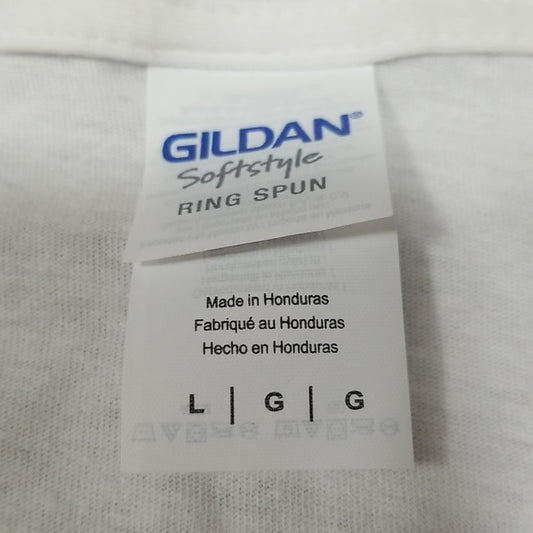 (L) Gildan Soft Style Ring Spun 100% Cotton Casual Contemporary Travel Vacation