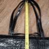 Liz Claiborne Reptile Shiny Textured Large Tote / Shoulder Bag Carry On