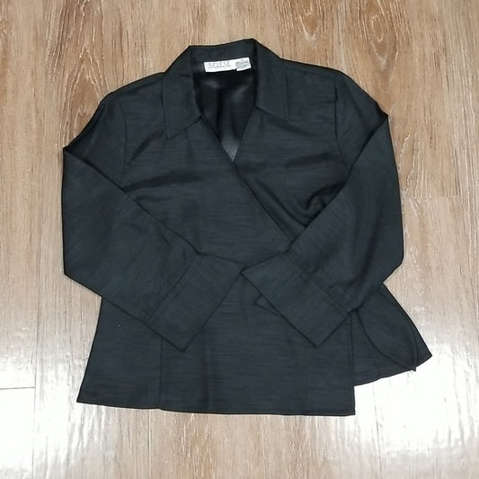 (M) Selene Sport Blazer Classic Formal Occasion Heathered Kimono Style