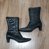 (EU40) ECCO Heeled Mid Calf Boots Classic Soft Evening Night Out Shopping
