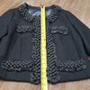 (S) J. Crew Art Deco Ruffle Blazer Formal Occasion Business Professional Work