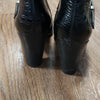 (8) Franco Sarto Knee High Pull On Heeled Boots Punk Evening Night Out Club