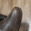 (9M) Aqua Collége Aqua Protect Leather Vamp Heeled Ankle Booties