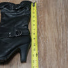 (EU36) ALDO Slouchy Mid Calf Heeled Boots Moto Goth Occasion Minimalist