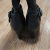 (EU36) ALDO Slouchy Mid Calf Heeled Boots Moto Goth Occasion Minimalist