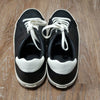 (9) Old Navy Color Block Lace Up Black Jack Court Sneakers Preppy Streetwear