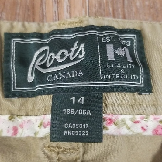 (14) Roots Canada Quality & Integrity Straight Leg Trouser Office Work Classic
