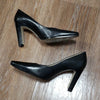 (8) Nine West Leather Upper Neutral Office Classic Formal Heels Occasion