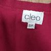 (S) cleo Minimalist Nylon Rayon Cardigan Solid Color Modest Comfy Soft
