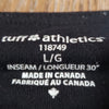 (L) Tuff Athletics Gym Sporty Yoga Athletic Activewear Athleisure Made in Canada