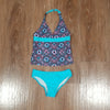 (8) Speedo Youth Girl's Two Piece Tankini Swimsuit Colorful Beach Pool Water