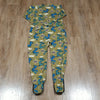 (L) Snug As A Bug Medieval Glow In The Dark Footie Onesie Graphic Canadian Made