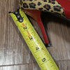 (7) George Leopard Print Peep Toe Heels Business Casual Animal