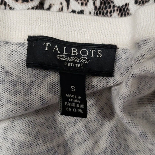 (S) Talbots Pasiley Print Casual Lightweight Comfortable Business Casual