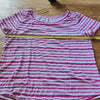 (XL) Talbots 100% Cotton Summer Vacation Office Fresh Stripes Breathable  Camp