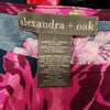 (L) Alexandra + Oak Floral Print Bell Sleeve Tunic Dress Vacation Bright Bold