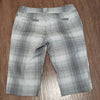(4) Lolë Quick Dry Water Repellent UPF 50+ Plaid Patterned Long Shorts Active