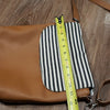 Thirty-One Striped Flap Close Crossbody Satchel Bag Travel Modern Contemporary