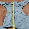 (XS) SHEIN Full Length Denim Jumpsuit Coveralls Farmhouse Outdoors Light Wash