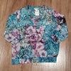 (XL) NWT Northern Reflections Sheer Floral Design Graphic Blouse Loose Flowy