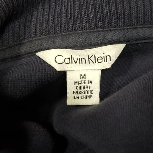(M) Calvin Klein Light Hoodless Coat Outdoor Business Fancy Navy Utility Classy