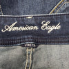 (10) American Eagle Outfitters Original Bootcut Jeans Classic Short Denim West