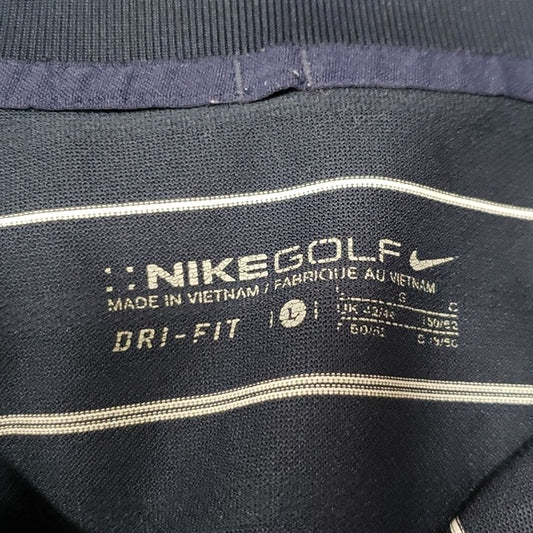 (L) Nike Golf Dri-Fit Men's Collared Shirt Activewear Athleisure Golf Sporty