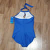 (12) NWT Speedo Halter Neck One Piece Swimsuit Keyhole Cutout Beach Swimwear