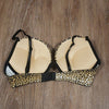 (36D) BCBGeneration Leopard Print Padded Support Underwire Intimates Comfortable