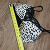 (36C) Victoria's Secret Bombshell Plunge Padded Underwire Leopard Print Lace