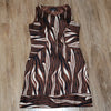 (8) Bianca Nygard Animal Print Slim Fit Business Casual Midi Office Occasion