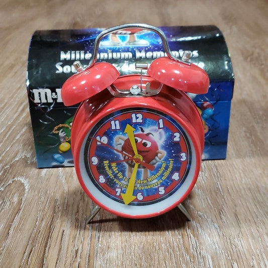 M&M's 2000 New Year Millennium Classic Alarm Clock Retro Vintage Y2K New in Box