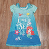 (4) The Disney Store Ariel's The Little Mermaid Youth Girl's Nightgown Pajama