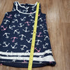 (4T) Nautica Toddler Girl's Nautical Anchor Sailor Tunic Casual 100% Cotton