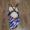 (M) Speedo Endurance Youth Girl's Performance Wear One Piece Swimsuit